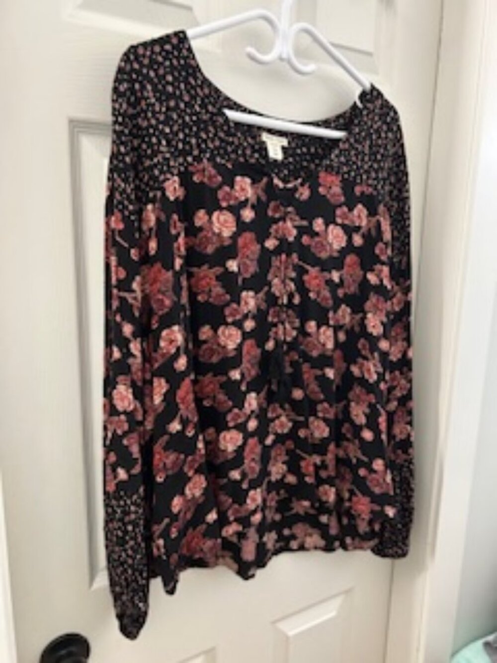 Tribal Floral Blouse